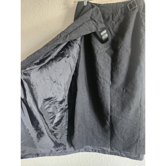Y2k Talbots Buckle Wool Skirt Women's Size 4 Petite - Picture 6 of 12